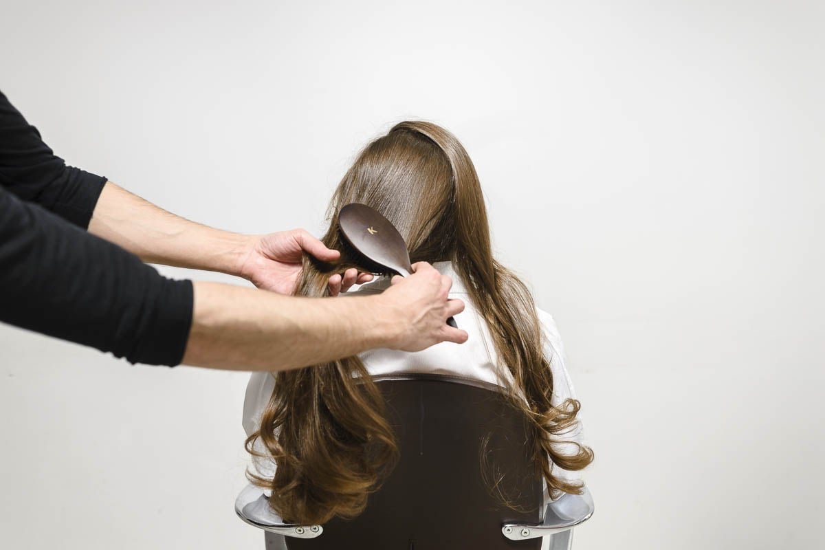 Volymföning Tutorial Step 7 Kerastase